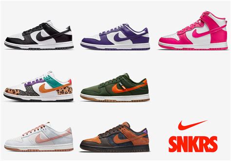 Nike Dunk Release Dates 